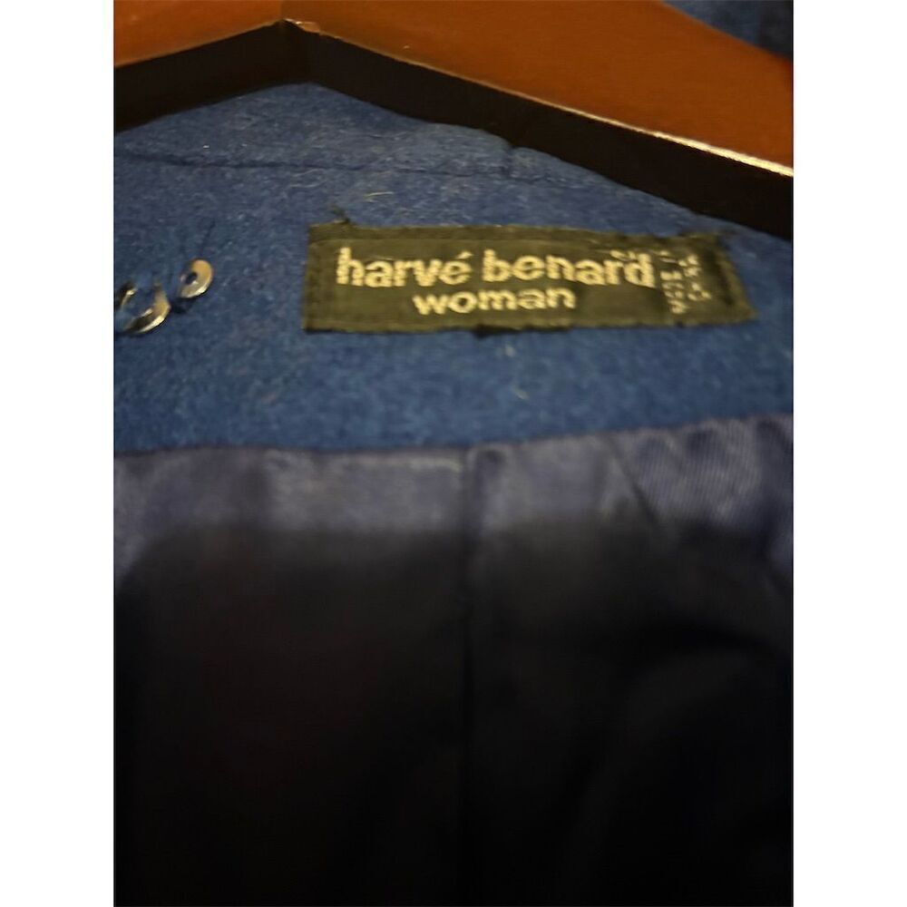 Harve Benard Women's Blue Coat  Blazer Jacket Size 16Business Solid - Picture 9 of 10